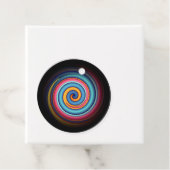 Étiquettes Cadeau Lollipop Abstraite (En situation)