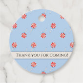 Étiquettes Cadeau Lollipop Sweet Candy Blue Kids (Devant)