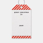 Étiquettes-cadeau Londres Angleterre Noël (Dos)