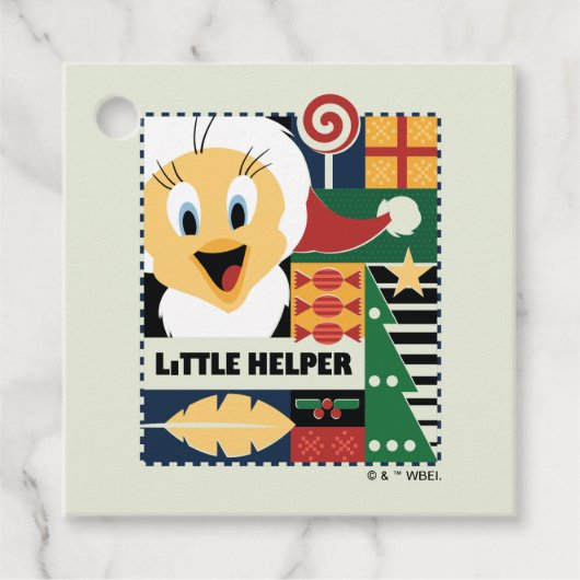 Étiquettes Cadeau LOONEY TUNES™ TWEETY™ Little Helper (Devant)