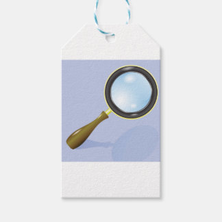 Étiquettes-cadeau loupe