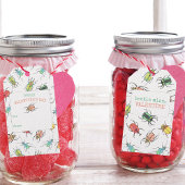 Étiquettes-cadeau Love Bug Beetle Mine Saint Valentin