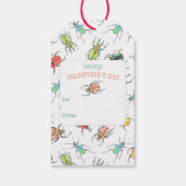Étiquettes-cadeau Love Bug Beetle Mine Saint Valentin (Dos)