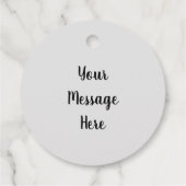 Étiquettes Cadeau Love Grey (Dos)