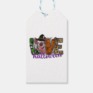 Étiquettes-cadeau Love Halloween