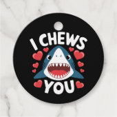 Étiquettes Cadeau Love Heart Leopard Cute Valentine's Day (Devant)