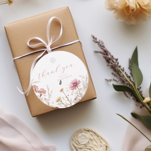 Étiquettes Cadeau Love in bloom Baby shower  