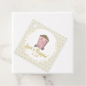 Étiquettes Cadeau Love Is Poppin - Mariage Remerciements de la Fête  (En situation)