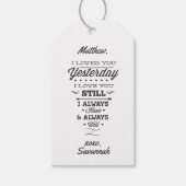 Étiquettes-cadeau Love Poem (Devant)