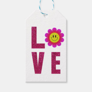 Étiquettes-cadeau Love Sunflower