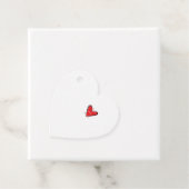 Étiquettes Cadeau Love You More Creative Minimal Style (En situation)