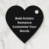 Étiquettes Cadeau Love You More Expressive Art  (Dos)