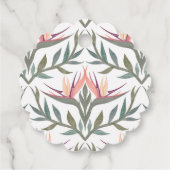 Étiquettes Cadeau Lovebirds au Paradis (Dos)