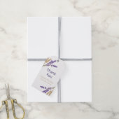 Étiquettes-cadeau Lovely Lavender & Blé (Avec de la ficelle)