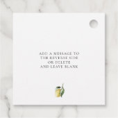 Étiquettes Cadeau Lucas Limoncello (Dos)