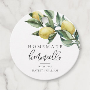 Étiquettes Cadeau Lucas Limoncello