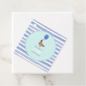 Étiquettes Cadeau Lucky Duck 1er anniversaire (En situation)