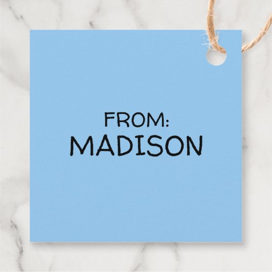 Étiquettes Cadeau Lucy Hugging Snoopy (Dos)