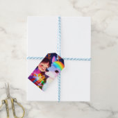 Étiquettes-cadeau Lumière de Noël enchantée (Avec de laficelle)