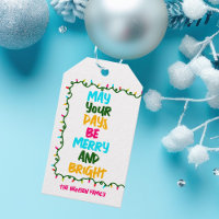 Luminaires de Noël colorés brillants Photo Magnet