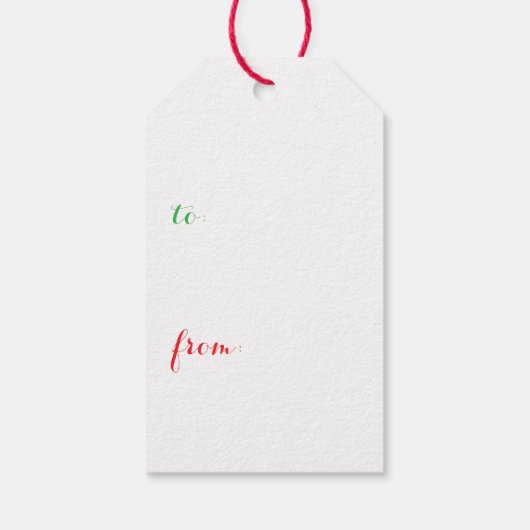 Étiquettes-cadeau Lutin (Dos)