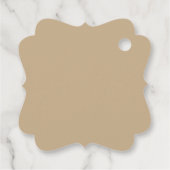 Étiquettes Cadeau Luxe (Dos)