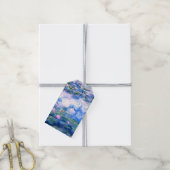 Étiquettes-cadeau Lys d'eau rose Monet (Avec de la ficelle)