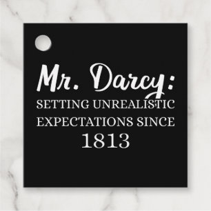 Étiquettes Cadeau M. Darcy : Attentes irréalistes depuis 1813 II