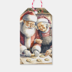 Étiquettes-cadeau M. et Mme Clause Jolie Noël à et de