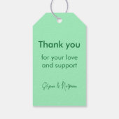 Étiquettes-cadeau Ma première année 2023 Moderne Découpe Bébé Photo (Dos)