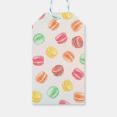 Étiquettes-cadeau Macarons Colorés (Dos)