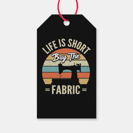 Étiquettes-cadeau Machine à coudre (Devant)