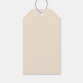 Étiquettes-cadeau Made with Love | Homemade Food Ivory Cream Heart (Dos)