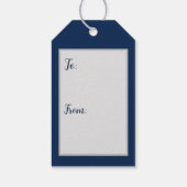 Étiquettes-cadeau Madonna et Enfant Custom Art Fête religieuse (Dos)