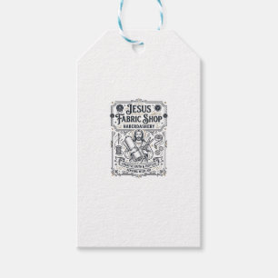 Étiquettes-cadeau Magasin de tissus Jésus Mercerie Magasin de tissus
