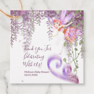 Étiquettes Cadeau Magical Fairy Thème Merci Fête Favoriser Tags