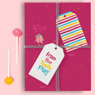Étiquettes-cadeau Magical Fun Cute "from the Tooth FAIRY"