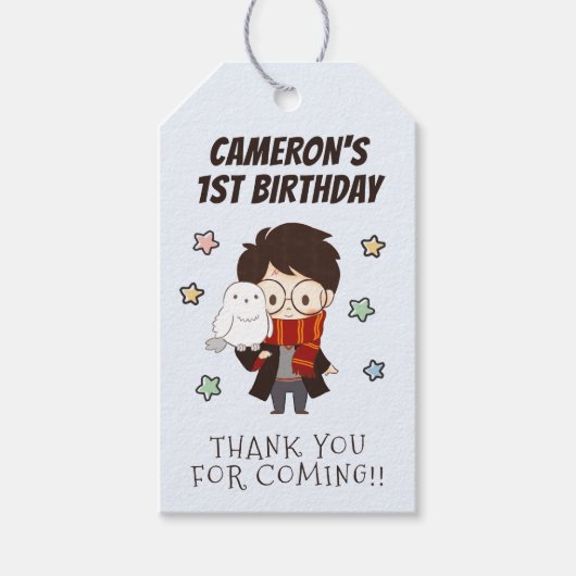 Étiquettes-cadeau Magique HARRY POTTER™ et Hogwarts (Devant)