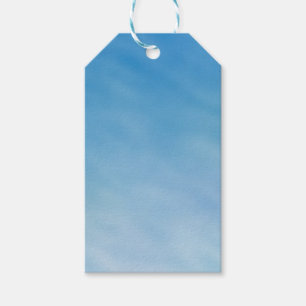 Étiquettes-cadeau Magnifique ciel bleu doux avec des nuages de rêve