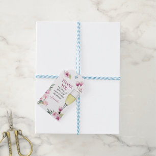 Étiquettes-cadeau Magnolia Brunch et Bubbly Merci