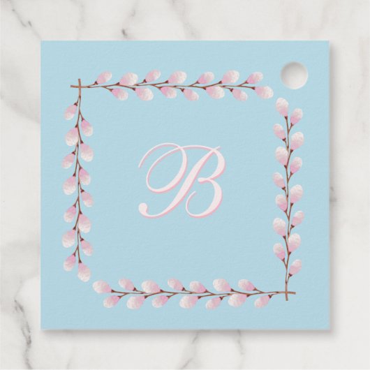 Étiquettes Cadeau Magnolia Collection Spun Sugar Blue Arrière - plan (Dos)