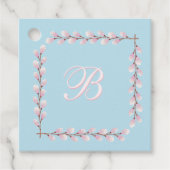 Étiquettes Cadeau Magnolia Collection Spun Sugar Blue Arrière - plan (Devant)