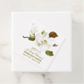 Étiquettes Cadeau Magnolia Flower funeral Memorial (En situation)