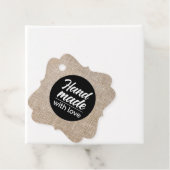 Étiquettes Cadeau Main faite avec amour (En situation)