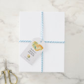 Étiquettes-cadeau Main Squeeze | Citron | Réception de mariage de ci (Avec de laficelle)
