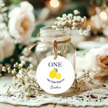 Main Squeeze Party Favor Tags Kids Birthday 