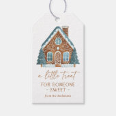 Étiquettes-cadeau Maison de pain d'épices Noël (Devant)
