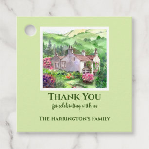 Étiquettes Cadeau Maison du réchauffement de la rivière Rydal Mont W