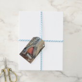 Étiquettes-cadeau Maison Elf (Avec de laficelle)