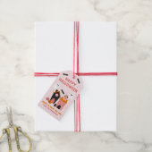 Étiquettes-cadeau Maisons de Halloween éffrayantes (Avec de la ficelle)